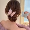 Fairy Butterfly Hair Claw French Retro Acetate Crab Hair Clip Summer Sweet Princess Shark Clip Coiled Hairpin Hair Accessories