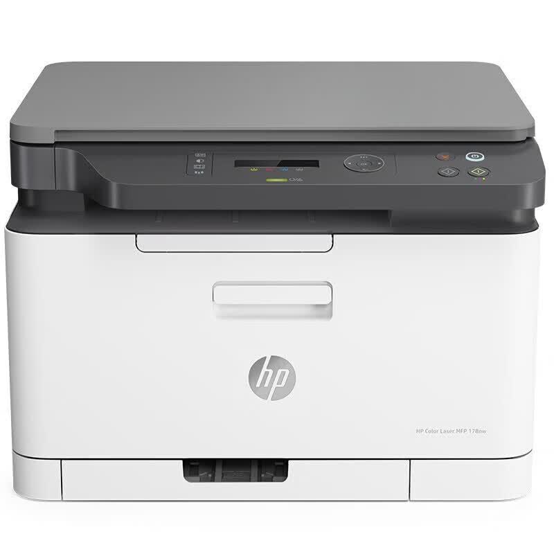HP Цветное лазерное МФУ 178nw Беспроводной принтер «все в одном» Штекер CN (адаптер в комплекте)