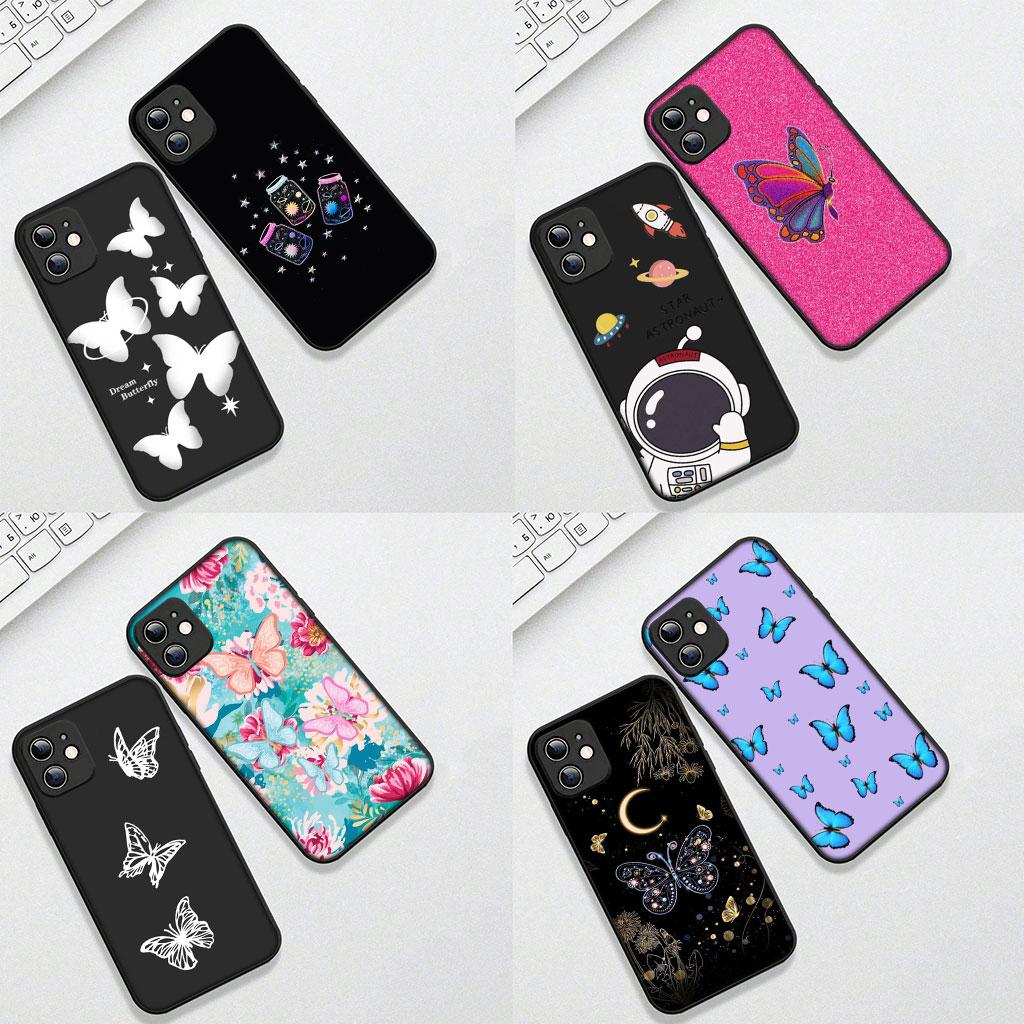 Cover for Motorola Moto E13 E20 E32 E22 G22 G23 G32 G60 G72 G7 G8 G82 G9 Plus Power Case Moon Stars Butterfly Sky Astronaut