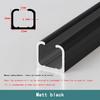 Wooden Door Hanging Wheel Silent Guide Rail Pulley Plug-in Bathroom Kitchen Hanging Sliding Door Sliding Door Top Track