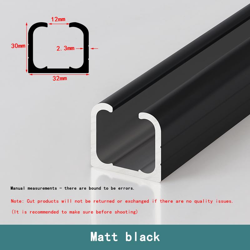 Wooden Door Hanging Wheel Silent Guide Rail Pulley Plug-in Bathroom Kitchen Hanging Sliding Door Sliding Door Top Track