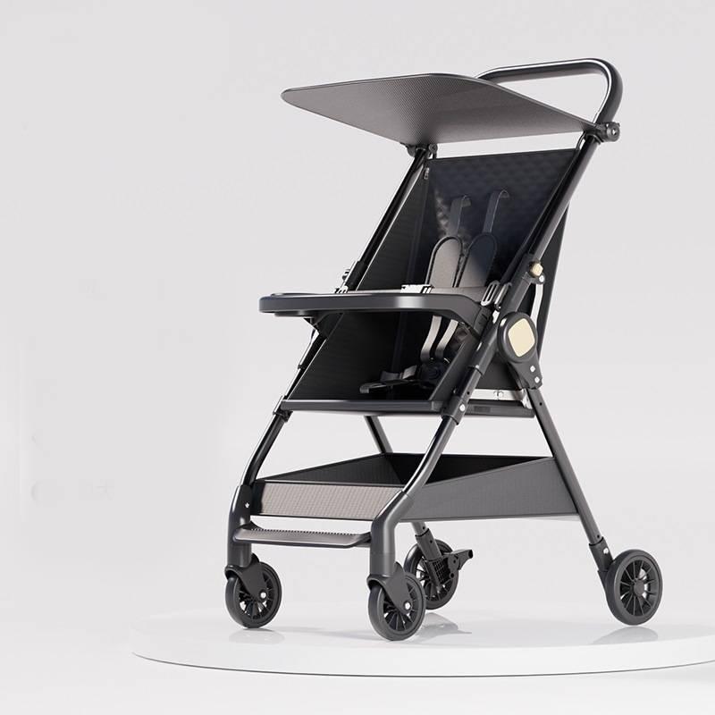 Versatile Collapsible Pocket Stroller Easy To Use Lightweight Child Carrier In Two Colors