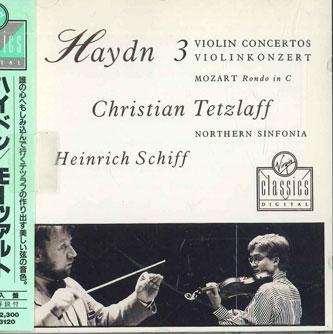 CD HEINRICH SCHIFF - Гайдн 3 концерта для скрипки Моцарт Рон VJCC23120 VIRGIN 1991 Япония Obi Классика Б/У