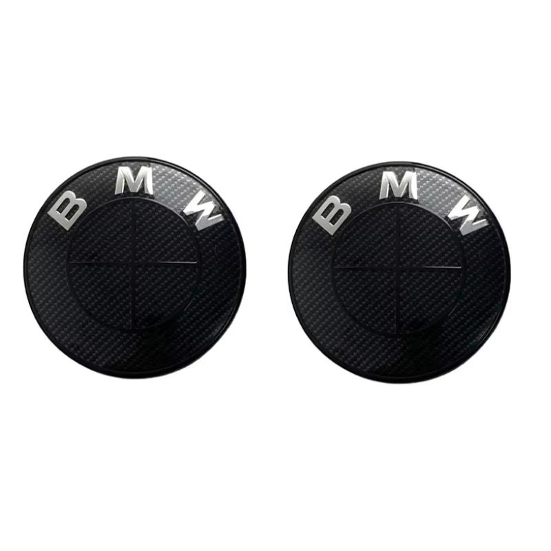 2pcs/set 82mm or 74mm for BMW X1 X3x30f34f36 car hood badge ABS badge accessories for car trunk.2 stuck feet
