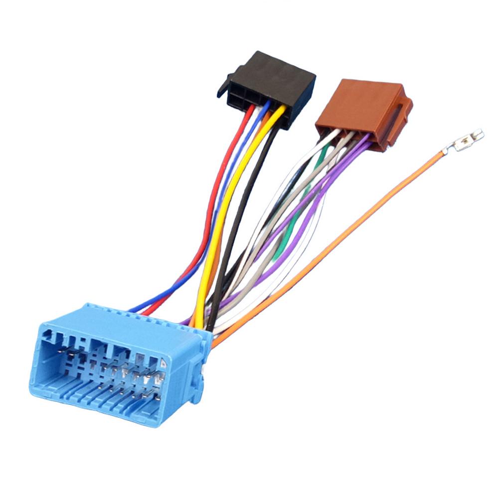 Stereo Wiring Harness Car Radio Adapter Cable Car Audio Installation Non-Deformable Cable Practical Use Quick Installation