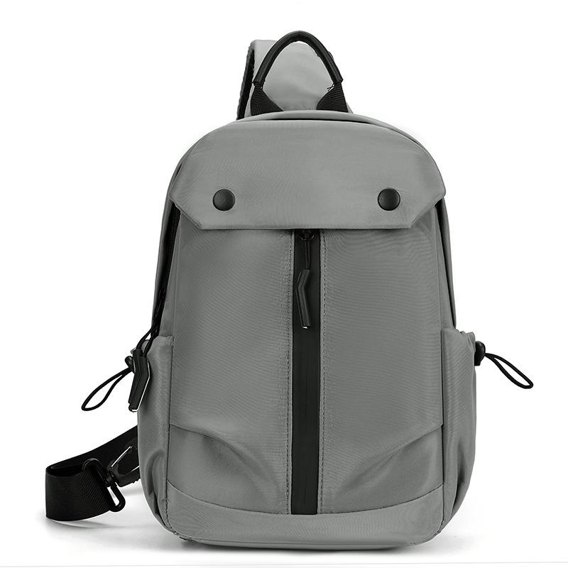 Мужская сумка через плечо, спортивная сумка, большая вместительная сумка для мобильного телефона, однотонная многофункциональная нагрудная сумка