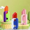 High Elasticity Fidget Toys Eraser Traceless Carrot Eraser Kawaii Pencil Wiping Eraser  Art