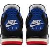 Air Jordan 4 Retro PS Rare Air Kids Sneakers Black Fire-Red Deep-Royal-Blue IB4388-003