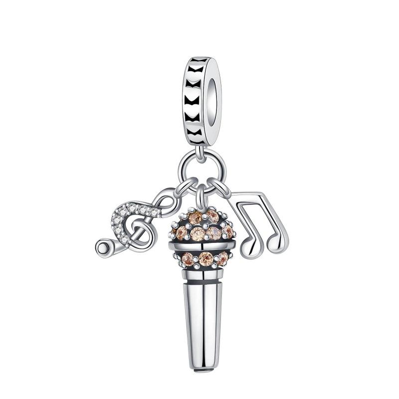 New In Copper Red Wine And Wine Glass Charm Beads Fit Bracelet Diy Pendant Woman Jewelry