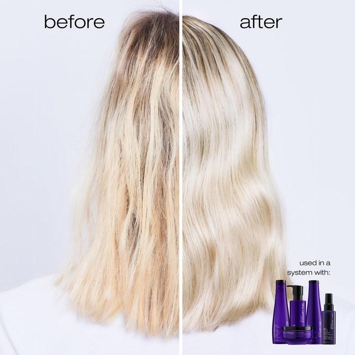 Shu Uemura Art of Hair Yubi Blonde Фиолетовый шампунь против желтизны - Коррекция цвета, Нейтрализация, Очищение для светлых волос - 10 жидких унций (1 пакет)