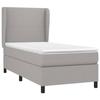 Maison Exclusive - Sommier à lattes de lit avec matelas Gris clair 100x200cm Tissu