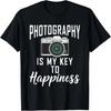 Подарок на День фотографии - Футболка с изображением камеры для фотографа