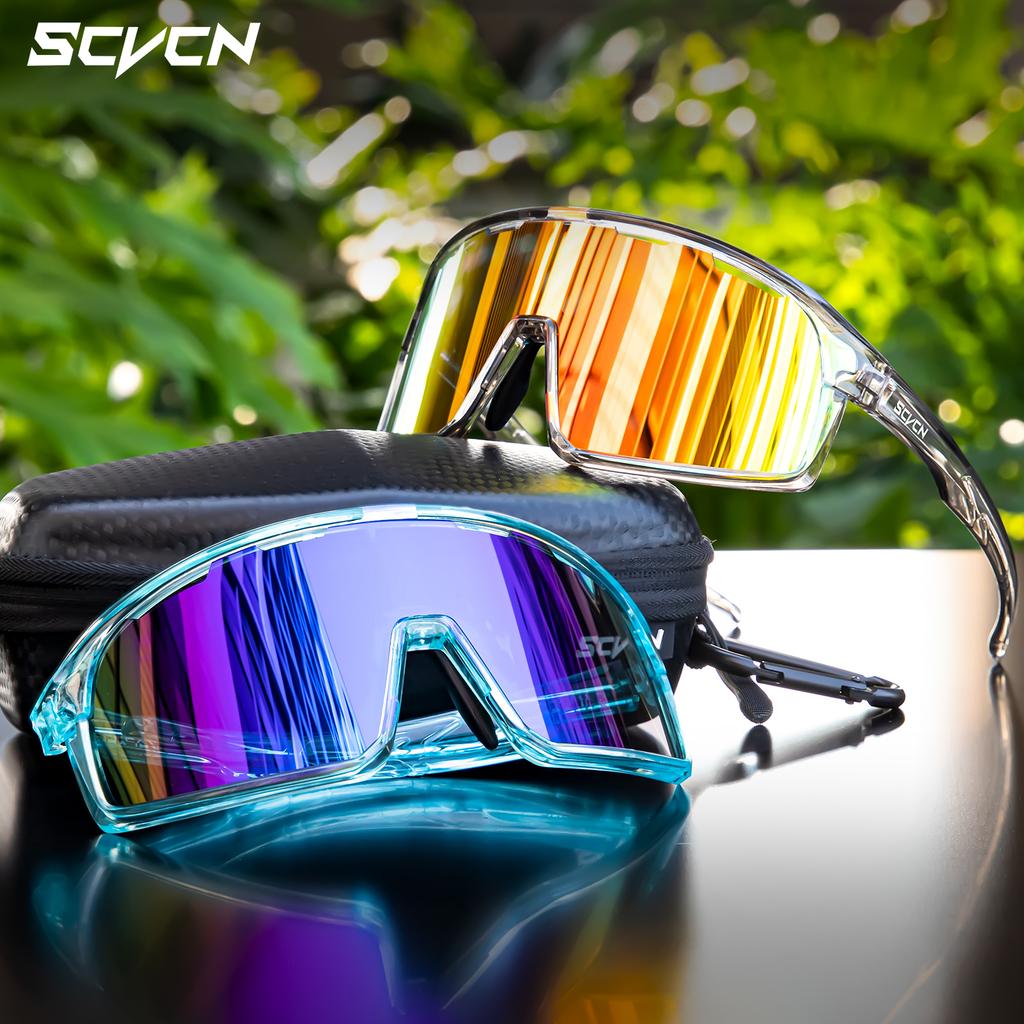 SCVCN Men Outdoor Sports Glasses Photochromic Sunglasses Bicycle Cycling Glasses Women Driving Bike Eyewear UV400 Hiking Goggles 7