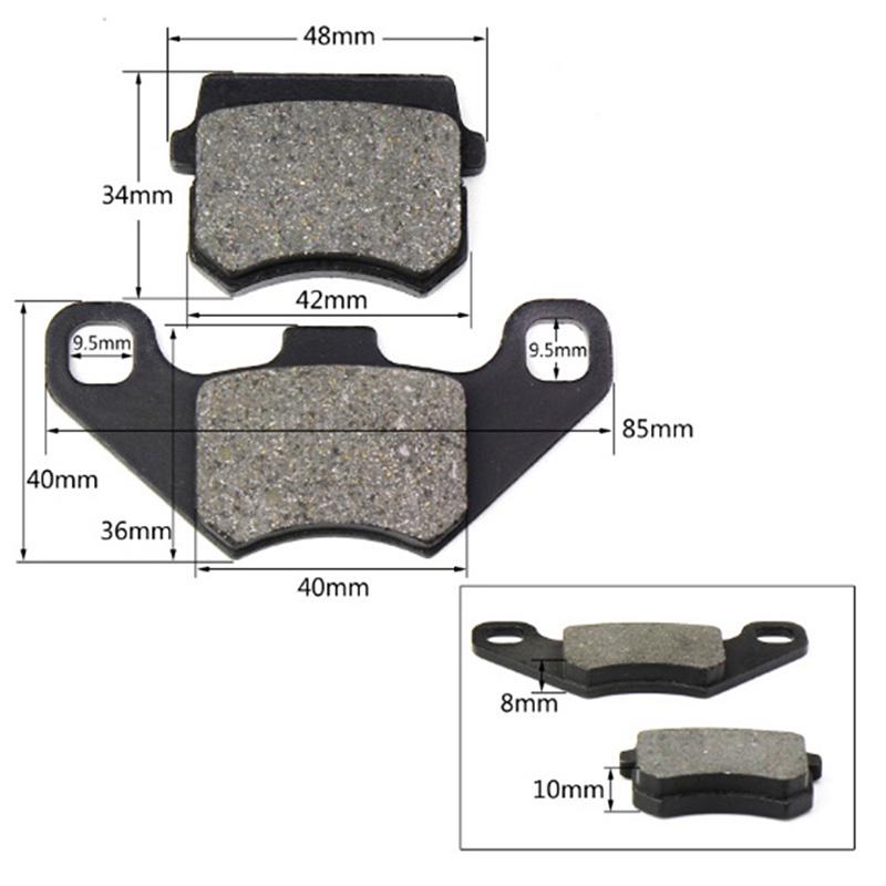 Front Disc Brake Pads Shoes For 50Cc 70Cc 110Cc 125Cc 150Cc Atv Suzuki Kawasaki