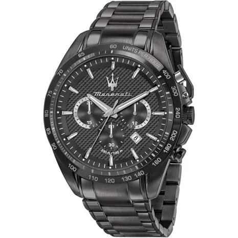 Maserati Traguardo Черный Металл Мужские Кварцевые R8873612045