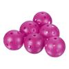 Тренировочные мячи для гольфа PATIKIL, 24 шт., пластиковые, внешний диаметр 41 мм, воздушные полые тренировочные мячи с отверстиями для тренировок по замаху в помещении и на открытом воздухе, розово-красные
