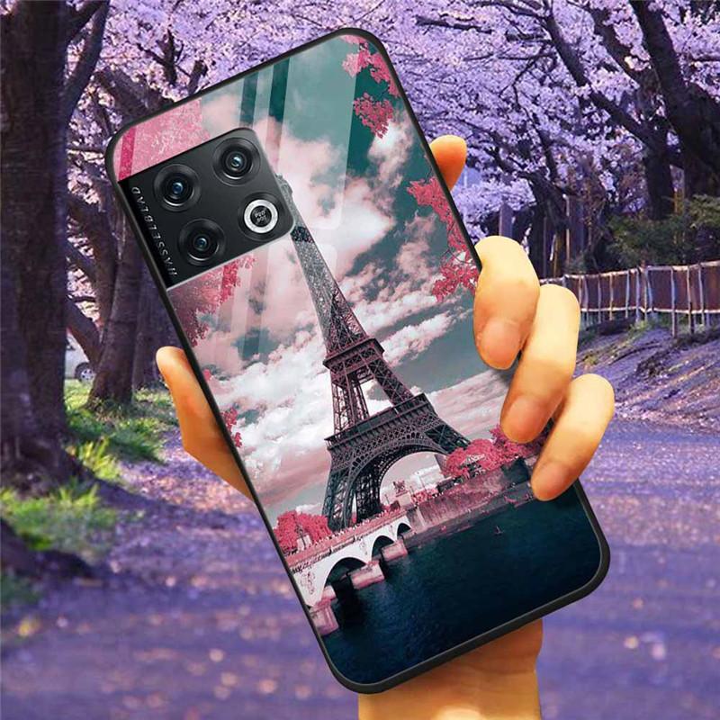 For OnePlus 10 Pro 5G Case 6.7'' Tempered Glass Starry Marble Hard Back Cover for One Plus 10Pro Funda Capa Oneplus10pro Coque