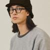 KAPPY DESIGN REVERSIBLE TROOPER HAT BLACK