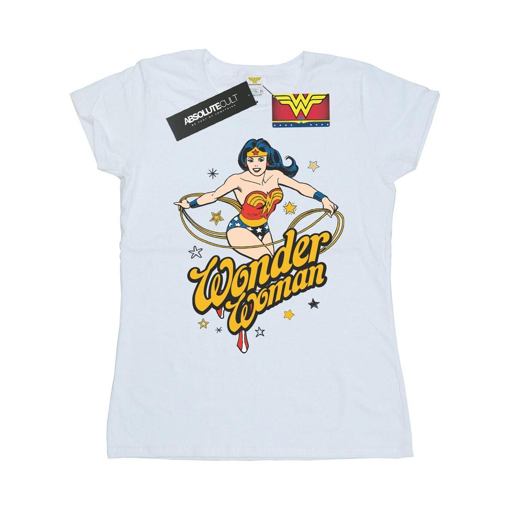 DC Comics Womens/Ladies Wonder Woman Stars Cotton T-Shirt