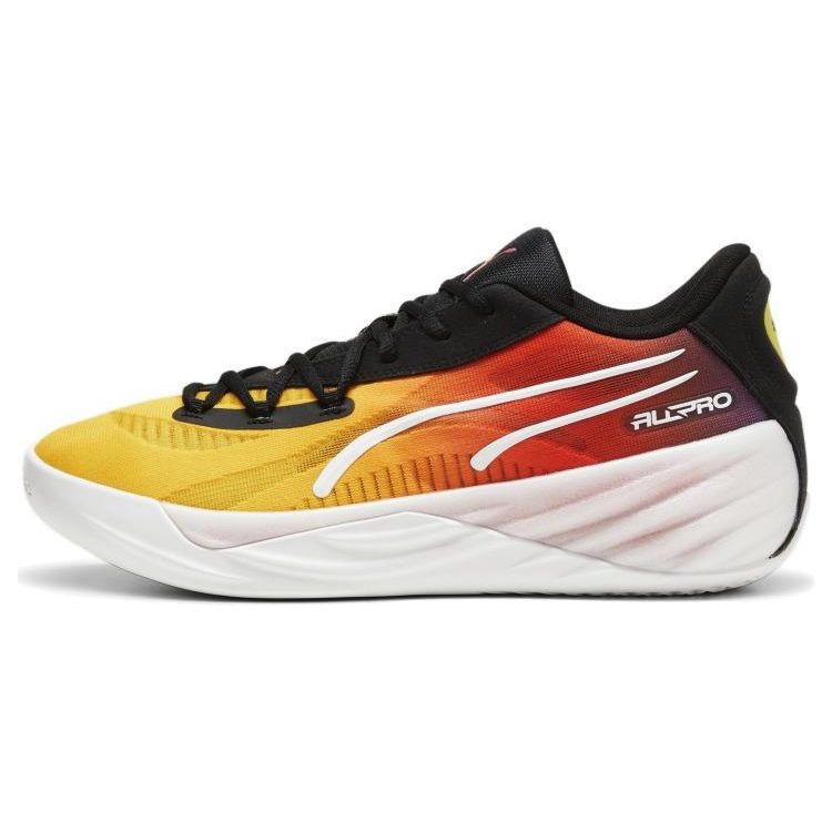 Puma All-Pro Nitro Showtime Unisex Sneakers Yellow Yellow-Sizzle Purple-Glimmer 309890-01