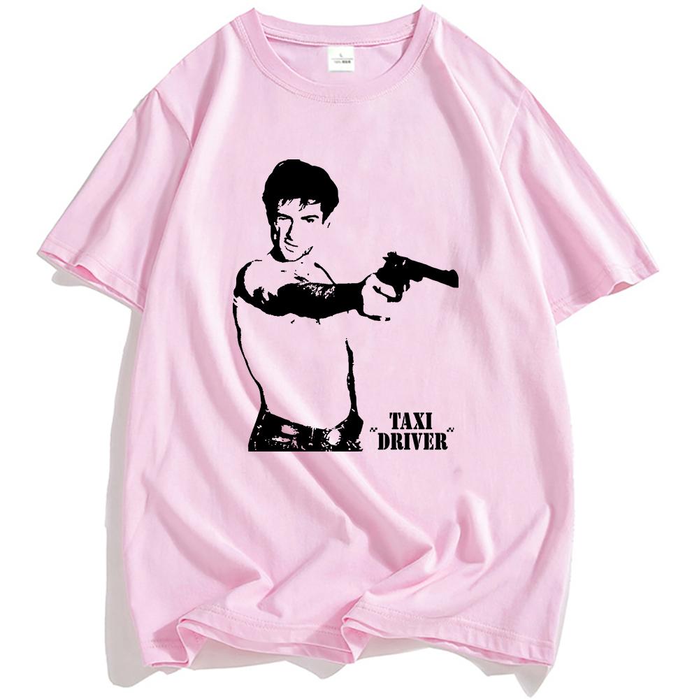 Taxi Driver T-Shirt Classic Movie Graphic Tee Robert De Niro Film Merch Cotton Short Sleeve Tshirts Men Women Unisex Tops