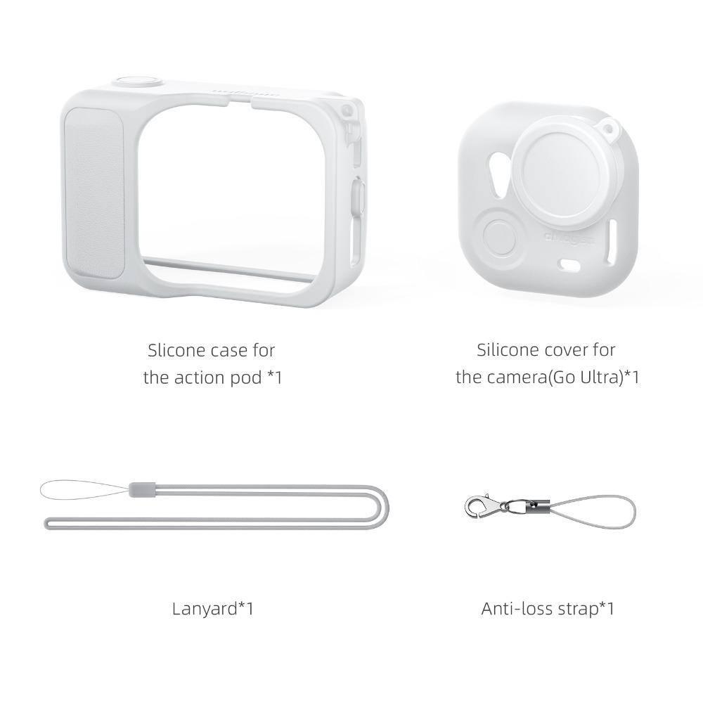 Защитный чехол от царапин Силиконовая крышка для объектива для экшн-камеры Insta360 Go Ultra Аксессуары