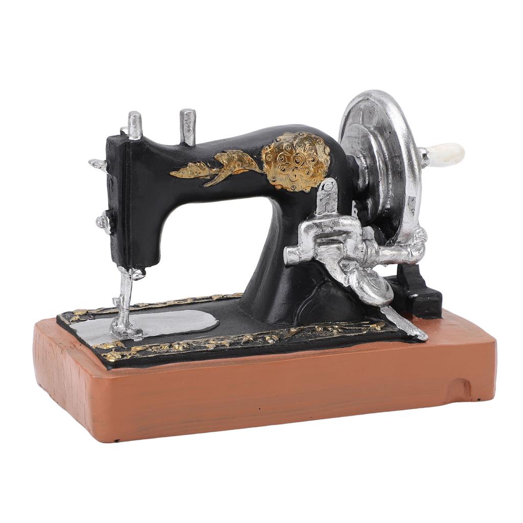 Винтажная швейная машинка, украшение в европейском стиле, ретро, смоляная мини-фигурка для швейной машинки, украшения для