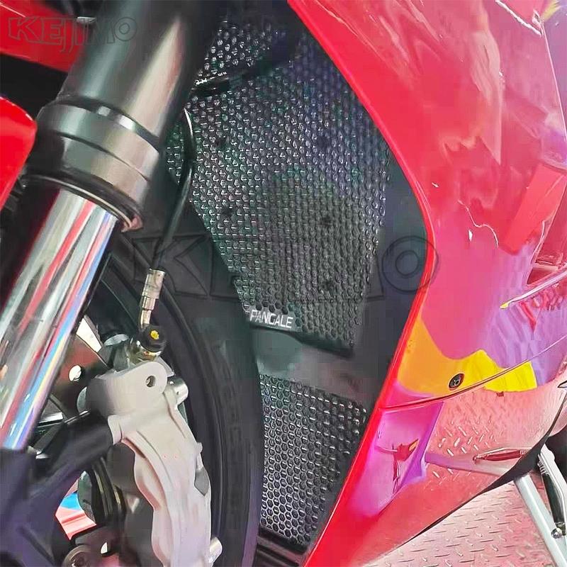 For Ducati Panigale V4 S/V4s 2018-2025+Radiator Guard Set Motorcycle Accessory Radiator Grill Guard Cover Protector CNC Aluminum