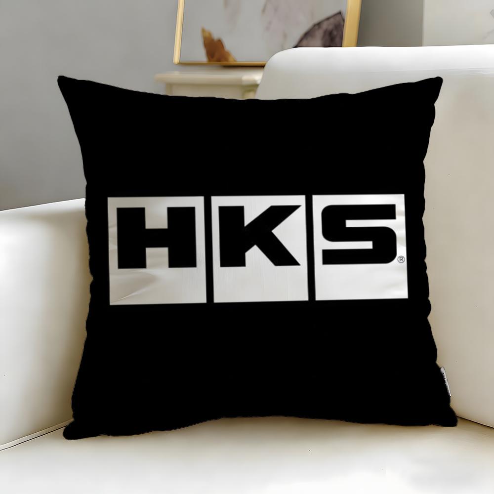 classic brand HKS Cushion Cover Soft EasyWash Pillow Case Versatile for Couch Bed Travel and Office