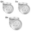 Baking Roasting Air Fryer Liner Round Aluminium Foil Trays Containers Aluminum Foil Tin Box
