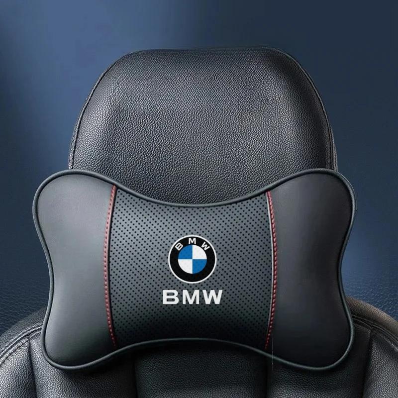 T121Pcs Car Seat Headrest Auto Logo Neck Pillow for BMW E30 E38 E39 E46 E60 E61 E90 X1 X3 X4 X5 X6 E70 E83 X5 F10 F30 F32