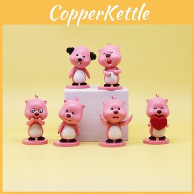 Милый набор выражений Лупи ПВХ игрушка 6 красочных вариантов Обратитесь в службу поддержки для получения коробок-сюрпризов