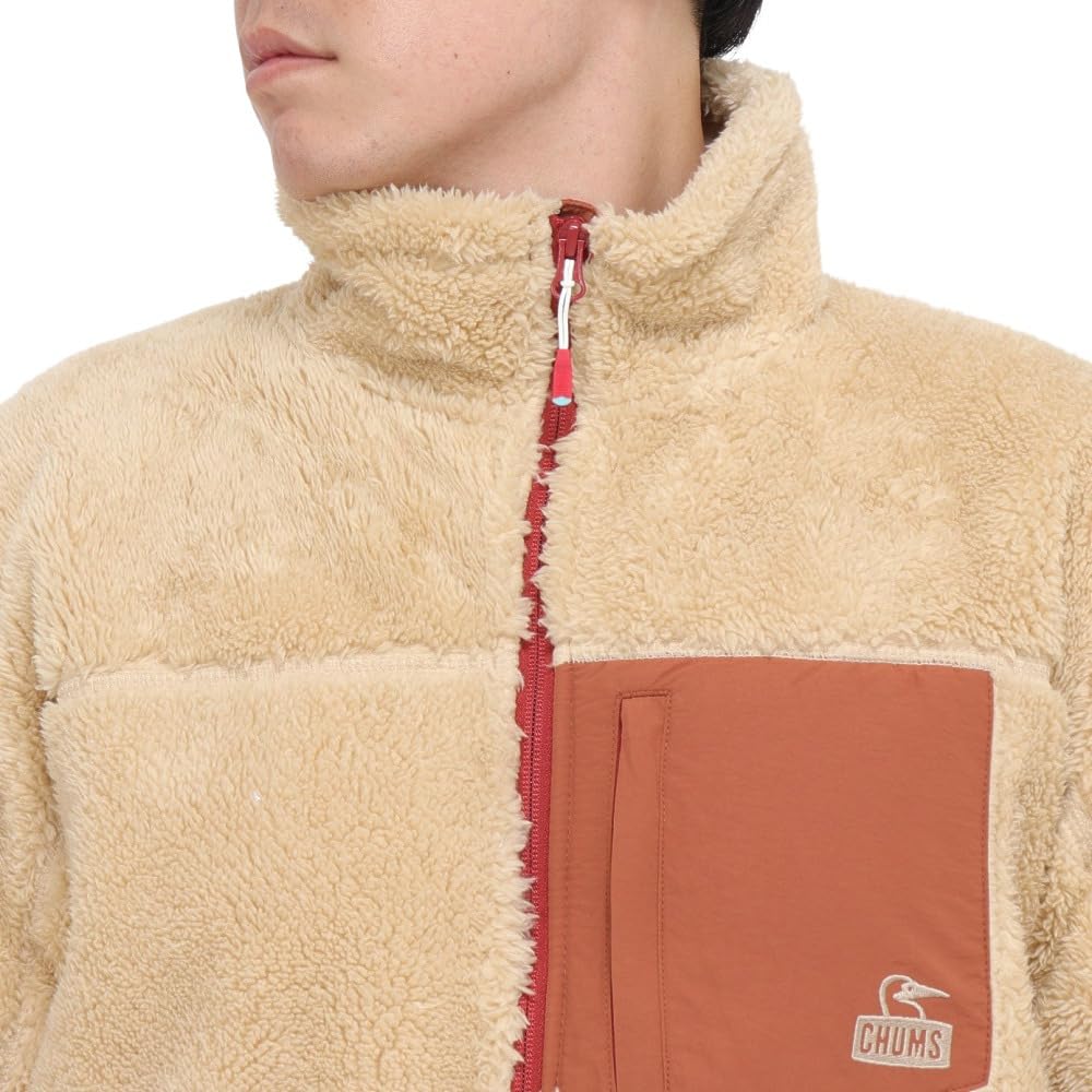 Флисовая куртка Bonding Fleece Jacket бежевый 2XL [Chums] Мужская