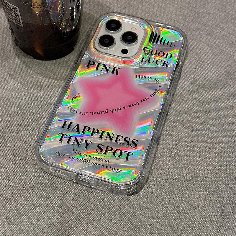 Чехлы для мобильных телефонов iPhone 11 13 XR 15 Pro Max 12 14 Pro Max Чехол для iPhone 16 7 Plus 8 Plus XS Max 6 15 Plus Laser Wave Pattern Anti-Drop Водонепроницаемый