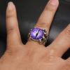 Gothic Colorful Evil Eye Rings For Men Women Personality Demon Claws Ring Punk Fashion Male Ring Jewelry Club Accessories Gifts