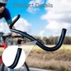 Road Bike Handlebar Comfortable Riding Cycling Accessories  for Long Distance Cycling Replace Parts Bent Bike Bullhorn Bar