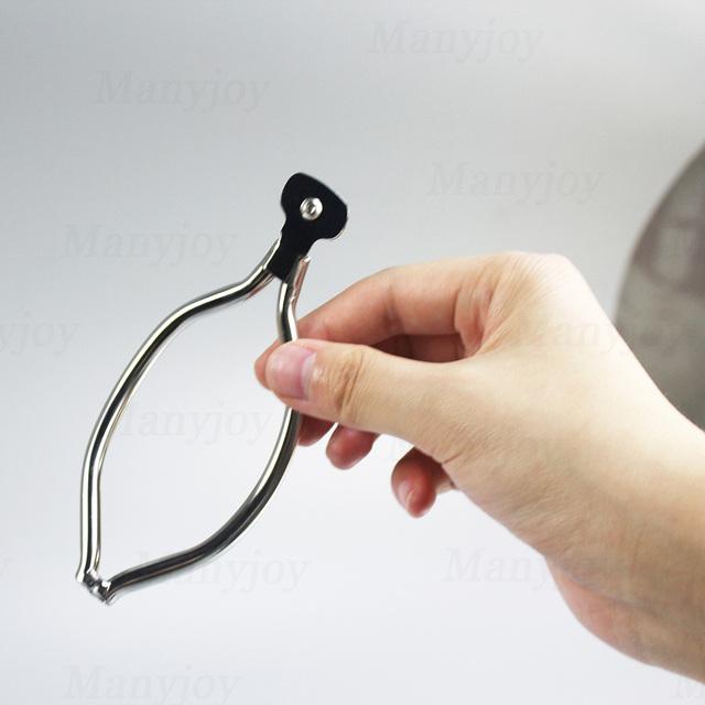 Manyjoy Male Invisible Stainless Steel Chastity Belt Hollow Cock Penis Cage Sleeve Anus Hole Breathable Panties BDSM Sex Toy Men