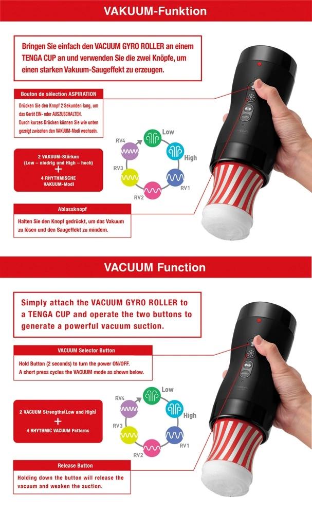 Tenga - Автоматический вакуумный гироскопический роликовый мастурбатор