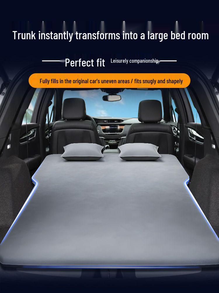Cadillac XT5 SUV Inflatable Rear Seat Mattress for Trunk Sleeping and Camping