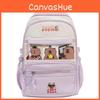 Large Capacity Kids Backpack With Cartoon Capybara Print Designs For School