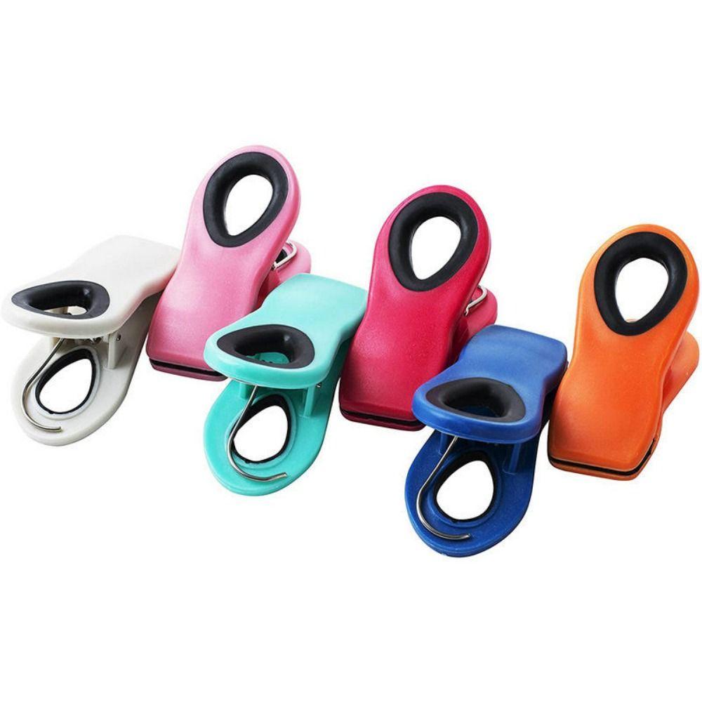 Strong Magnet Memo Note Magnet Clip Moisture-proof Food Sealing Clip Kitchen Gadget