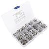 260Pcs Flat Screw Set M4/M5/M6 Hex Socket Screw Stainless Steel 304 for Electronics Industry Countersunk Screw