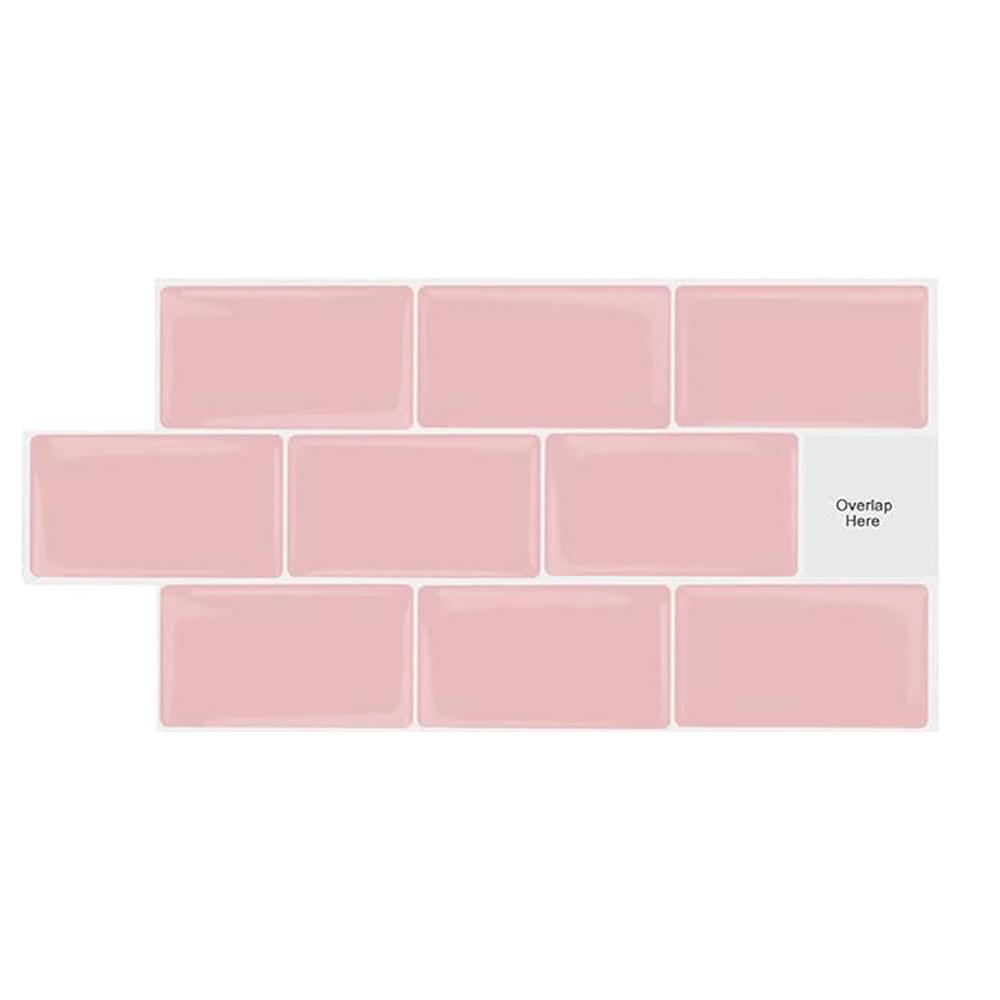 Classic 3D Crystal Drop Self-Adhesive Waterproof Wallpaper, Oil-Proof Brick Style Wall Sticker for Kitchen and Bathroom.