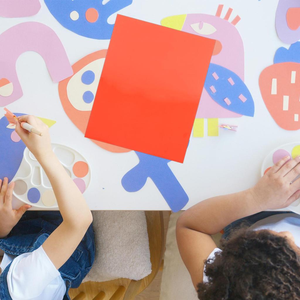 Tofficu Colored Cellophane Colored Cellophane PVC Craft Craft Transparent 8 Set of 18 Sheets, Cellophane, Material, Durable, Packing, Wrapping, DIY,