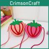 Kids Summer Strawberry Shaped Crossbody Bag With Pu Material For Toddler Outings And Daily Use