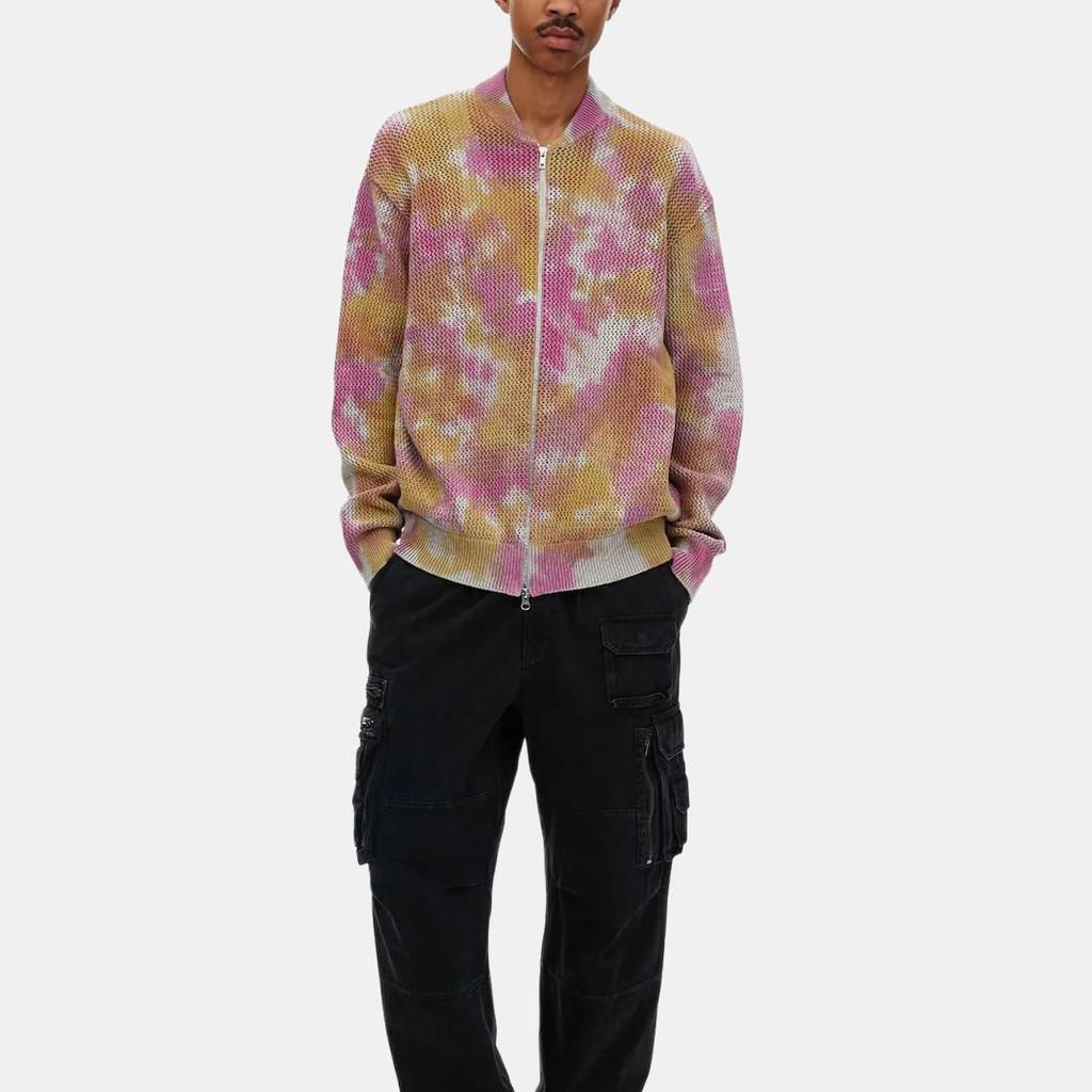Thisisneverthat Ss24 Net Knit Jacket Unisex Jacket Pink TN241KKNJK01PNK