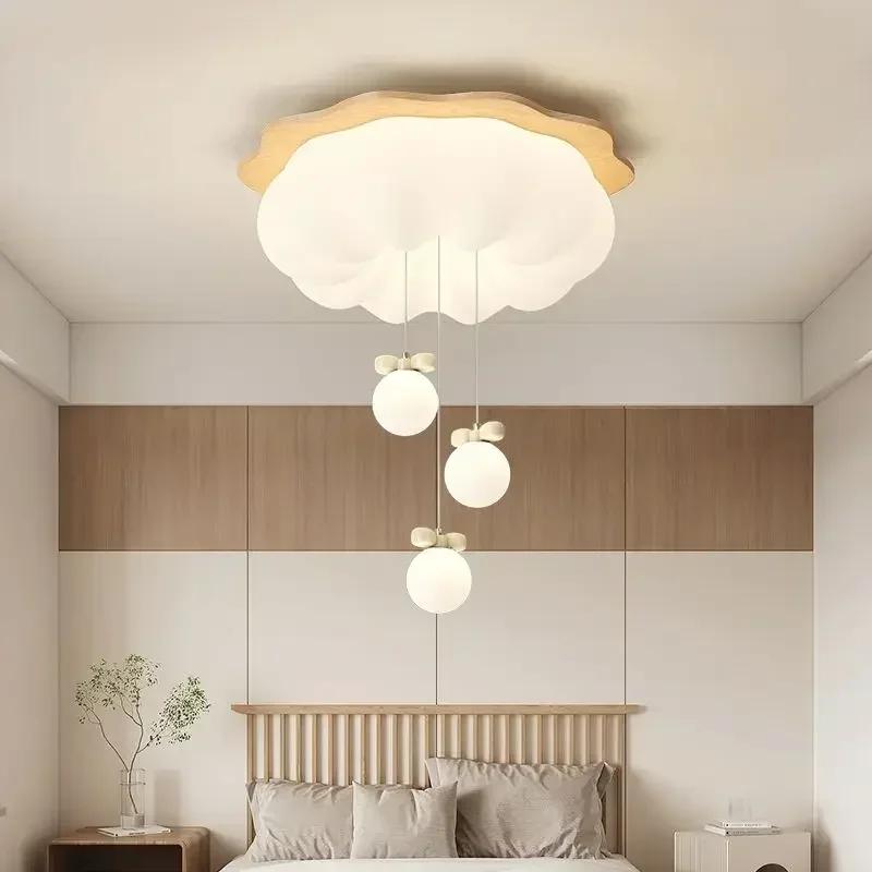 Children's Room Bedroom Ceiling Lights LED Cloud Bow Bubble Ball Light Minimalist Baby Room Girl Boy Bedroom Decor Ceiling Lamps