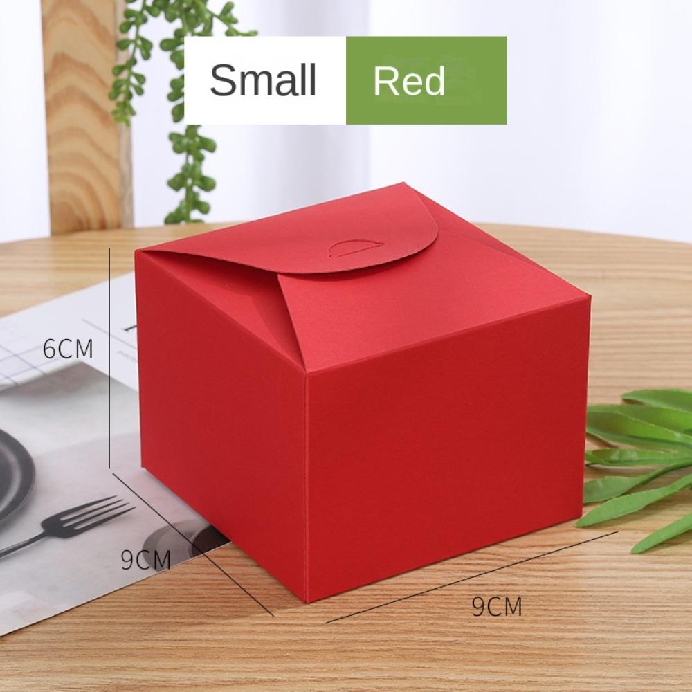 Сделай сам Бумажные бирки Упаковка Квадратный Крафт-бумага Конфетный пакет Подарочная упаковка Бумажная коробка