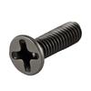 Yigu Carbon Steel Black Nickel Hardened KM Phillips Flat Head Screws M2-M4 for Electronics