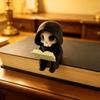 3D-печатная фигурка Маленького Бога Смерти, Готическая Статуэтка Черепа в Капюшоне, Настольное Украшение в Темном Стиле, Декор для Хэллоуина и Креативный Подарок